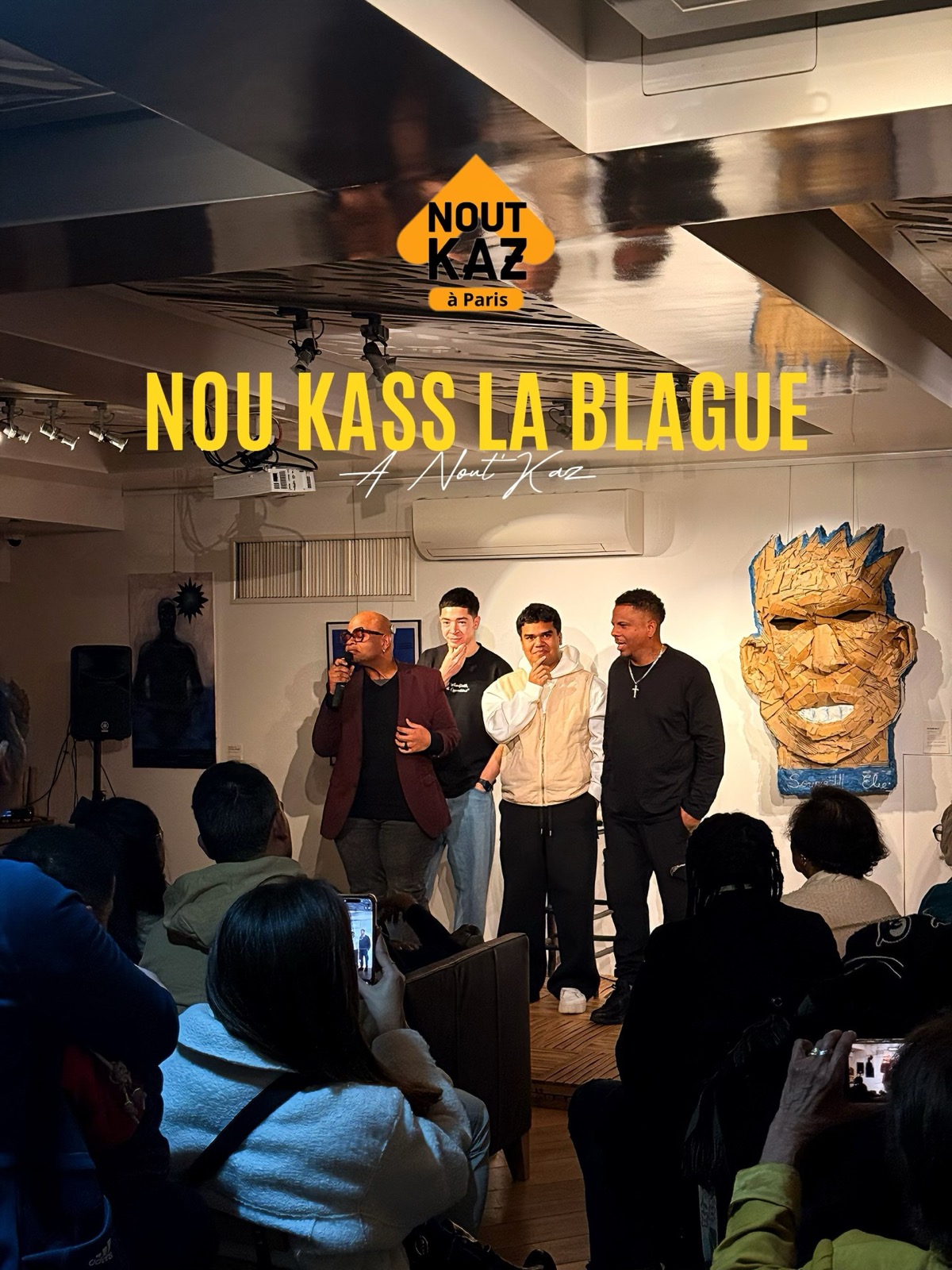 Soirée stand-up à Nout Kaz à Paris